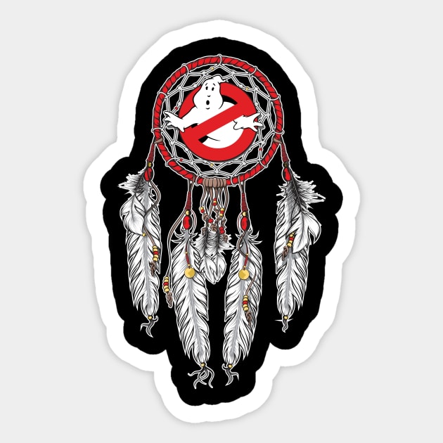 Ghostbusters Dreamcatcher Sticker by Custom Ghostbusters Designs